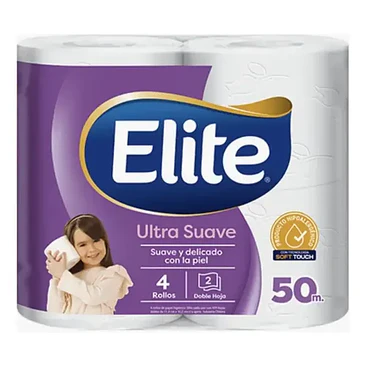 Manga Papel Higiénico Elite Ultra Doble Hoja 32 Rollos X 50m 2