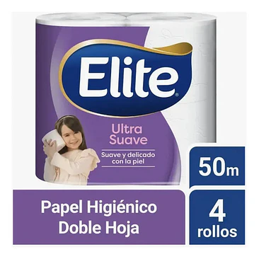 Manga Papel Higiénico Elite Ultra Doble Hoja 32 Rollos X 50m 3