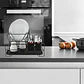 Escurridor De Platos Seca Cubiertos 2 Niveles Desmontable Color Negro - Miniatura 2