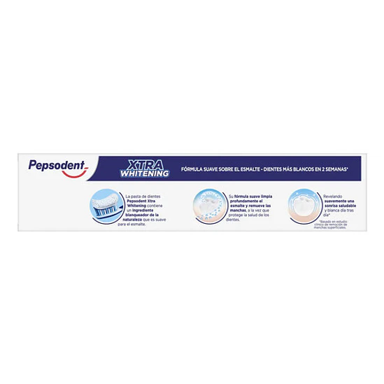 Pack X3 Pasta Dental Xtra Whitening Fórmula Suave 270g Pepsodent 4
