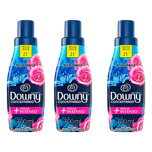 Pack 3 Suavizante Liquido Concentrado Brisa Intenso Downy