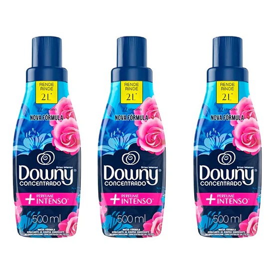 Pack 3 Suavizante Liquido Concentrado Brisa Intenso Downy 1