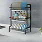 Secador Escurridor De Loza Platos 3 Niveles / Negro - Miniatura 2