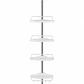 Organizador Esquinero Ducha 4 Repisas Blanco - Miniatura 1