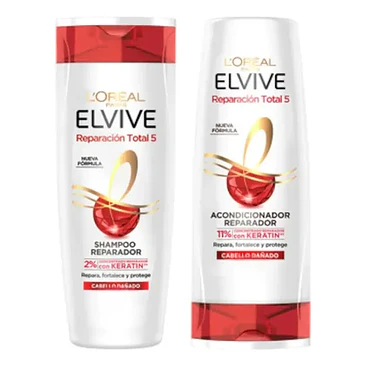 Elvive Pack Sh Y Ac Reparacion Total5 370ml 1