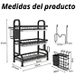 Secador Escurridor De Loza Platos 3 Niveles / Negro - Miniatura 2