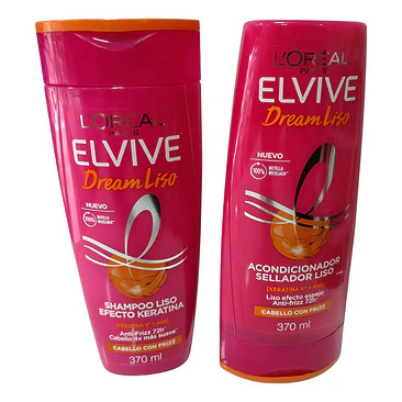 Pack Shampoo Y Acondicionador Dream Liso 370ml 3