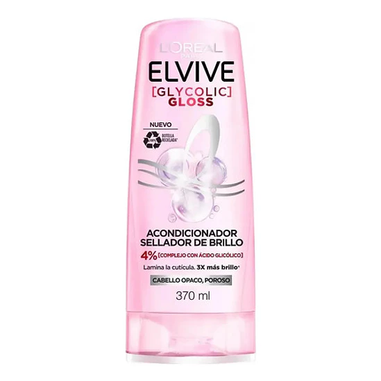 Elvive Pack Sh Y Ac Glycolic Gloss 370ml 3