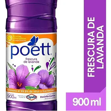 Limpiador Pisos Desinfectante Frescura Lavanda 900ml 2