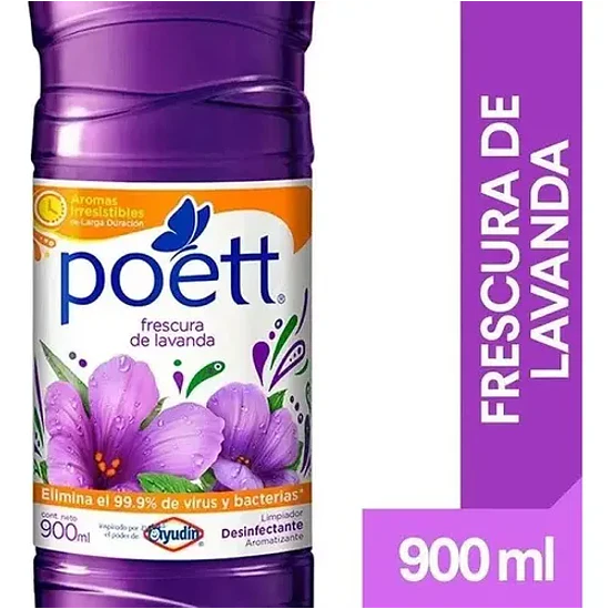 Limpiador Pisos Desinfectante Frescura Lavanda 900ml 2