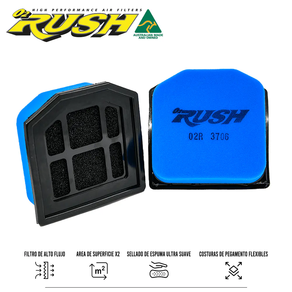 FILTRO AIRE LAVABLE TRIUMPH TIGER-900 (21-24)