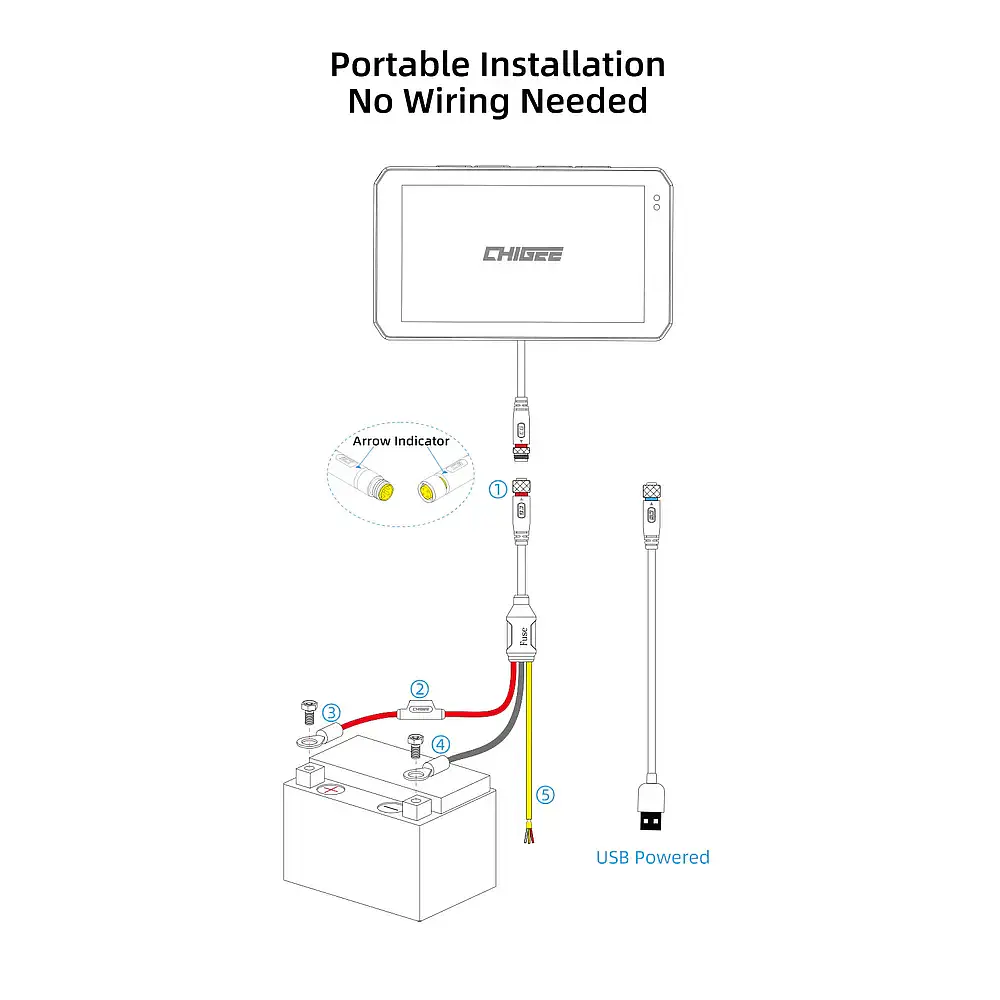 CHIGEE PANTALLA DE CONDUCCION INTELIGIENTE AIO-5 PLAY