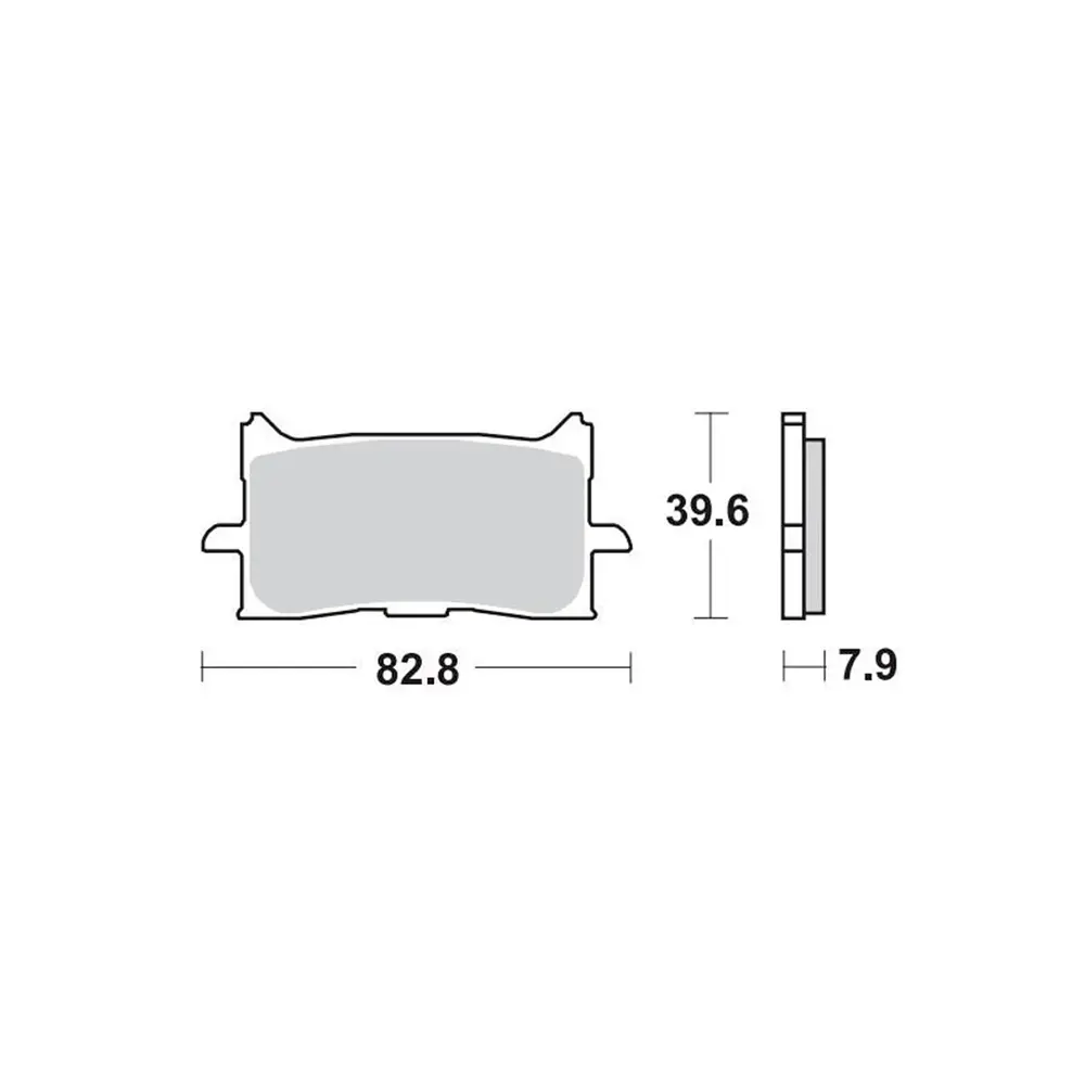 Pastillas delanteras sinterizadas 971CM55 para Honda Africa Twin / CB1000 | Braking