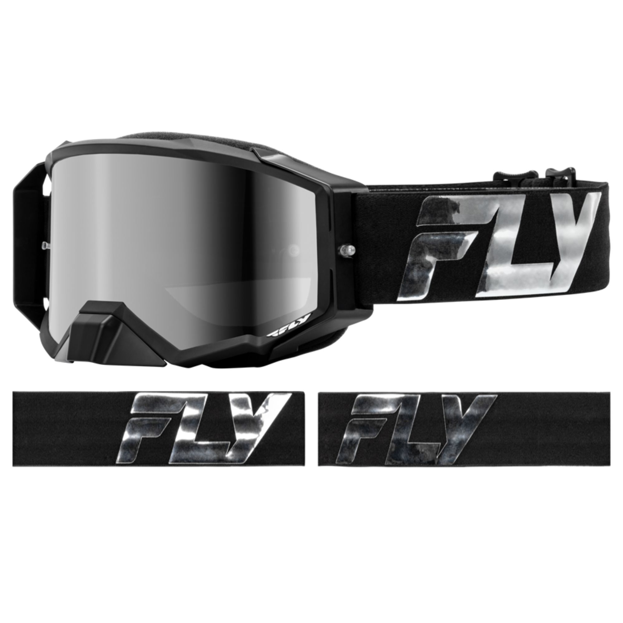 Antiparras Fly Racing Zone Elite White/Black