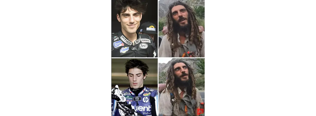 Alex Pons; Compitió en Moto2, fue modelo y ahora recorre el mundo descalzo para 