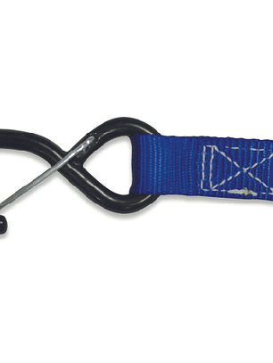 Correa porta moto Acerbis azul 25mm (tie down)