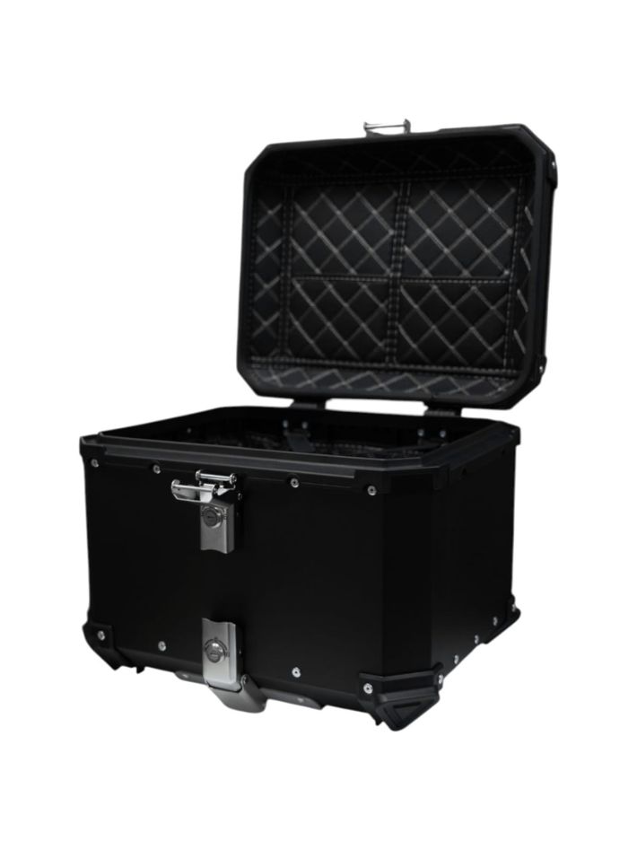 Maleta moto top case 4RS R702 45 litros tipo aluminio black desmontable 2