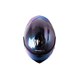 Casco Carbono moto Shaft pro 620c evo solid camaleon blue (V/SV)