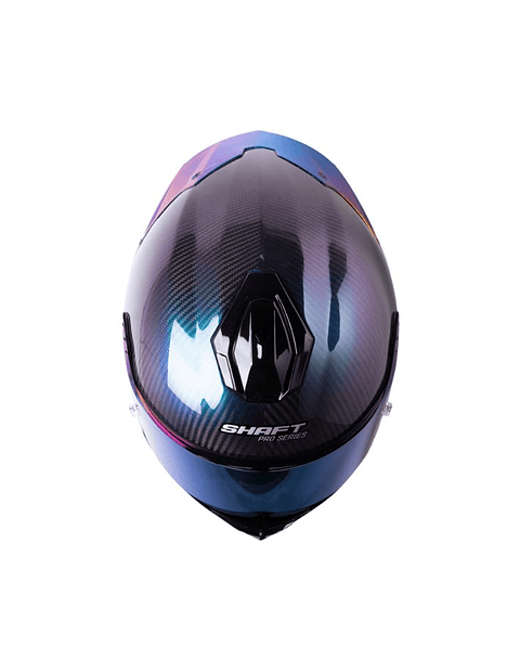 Casco Carbono moto Shaft pro 620c evo solid camaleon blue (V/SV)