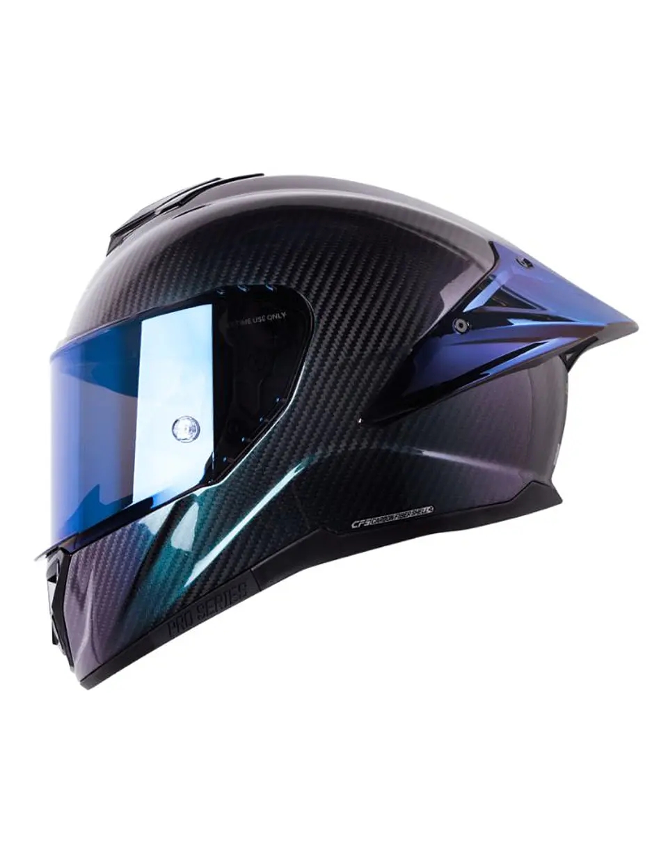 Casco Carbono moto Shaft pro 620c evo solid camaleon blue (V/SV) 1