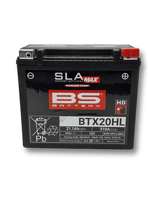 Batería BS Battery BTX20HL SLA MAX (YTX20HL)