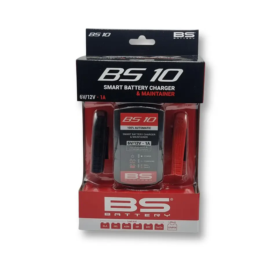 Cargador y mantenedor Baterías BS BA-10 Automatic 6V 12V 1