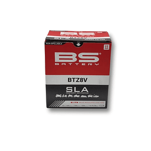 Batería BS Battery BTZ8V SLA (YTZ8V) compatible YTX7L-BS 