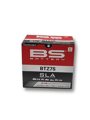 Batería BS Battery BTZ7S (YTZ7S) compatible YTX5L-BS