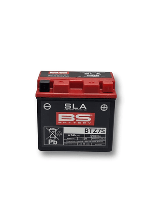 Batería BS Battery BTZ7S (YTZ7S) compatible YTX5L-BS