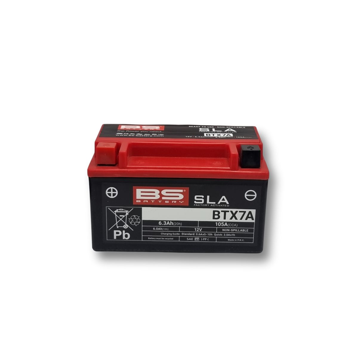 Batería BS Battery BTX7A SLA (YTX7A-BS) 2