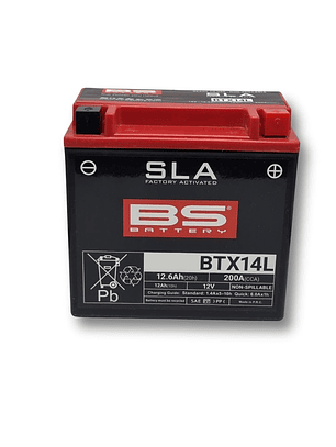 Batería BS Battery BTX14L (YTX14L-BS) 