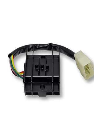 Rectificador de corriente Haypo (regulador) (5 cables - 1 negro, 1 amarillo, 1 rojo, 1 rosado, 1 rojo)