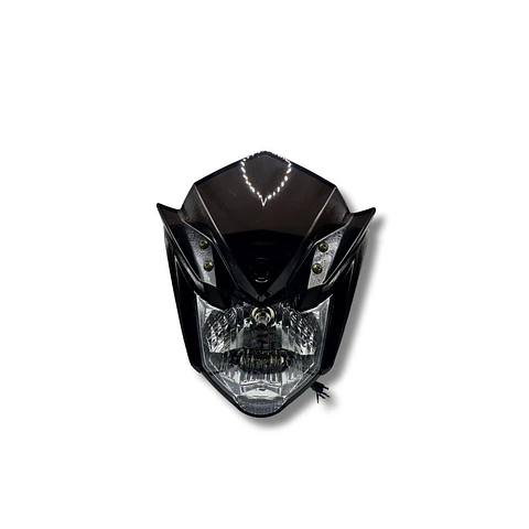 Foco delantero Con Mascara Haypo FZN-150 FZ 2.0 color negro TW