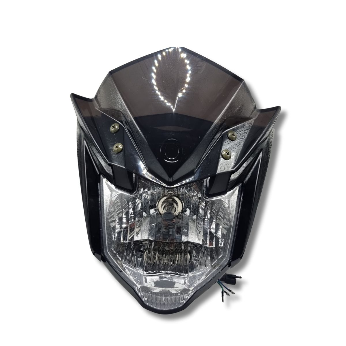 Foco delantero Con Mascara Haypo FZN-150 FZ 2.0 color negro TW 2