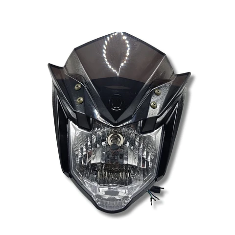 Foco delantero Con Mascara Haypo FZN-150 FZ 2.0 color negro TW
