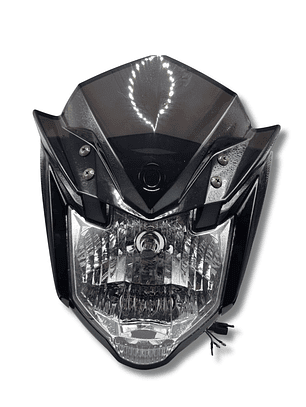 Foco delantero Con Mascara Haypo FZN-150 FZ 2.0 color negro TW