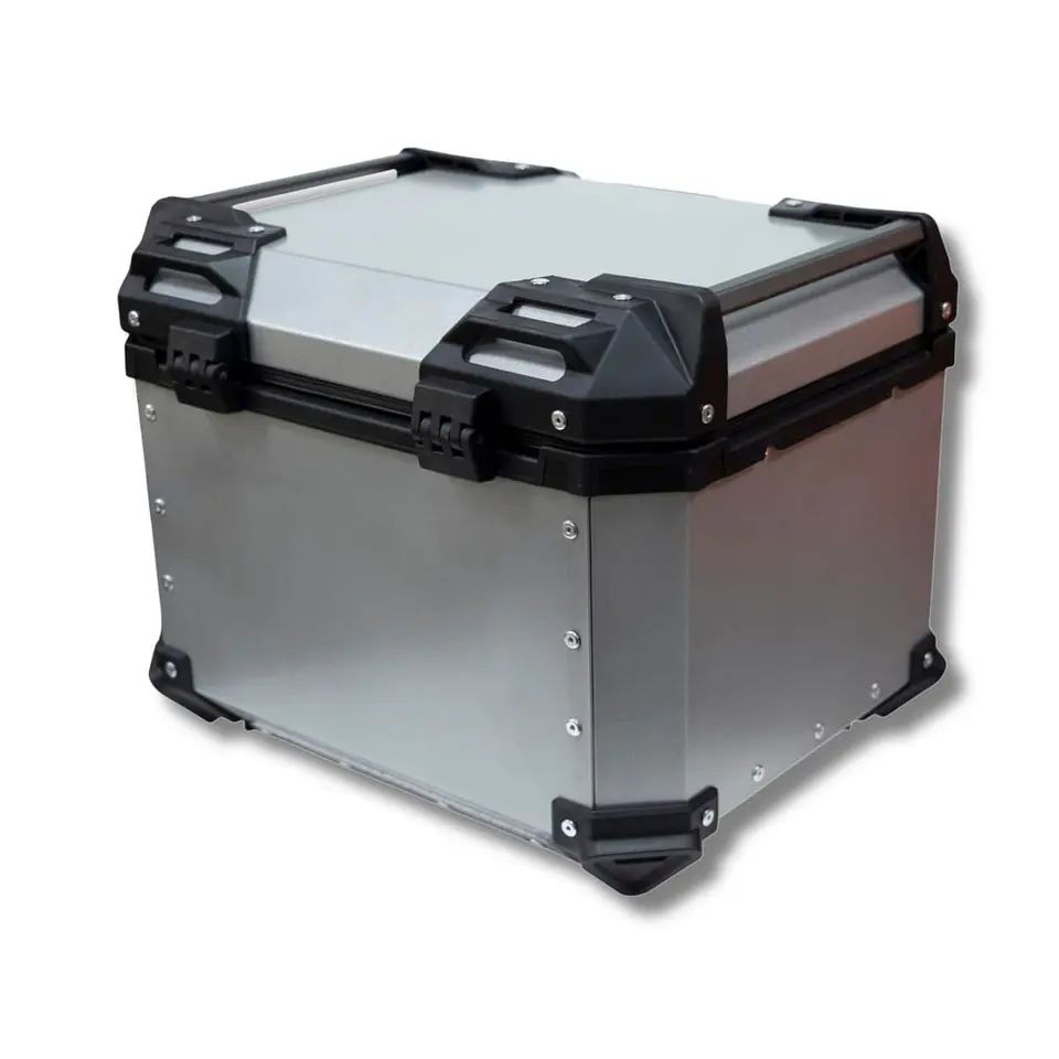 Maleta moto top case 4RS E702 45 litros Tipo aluminio silver desmontable 6