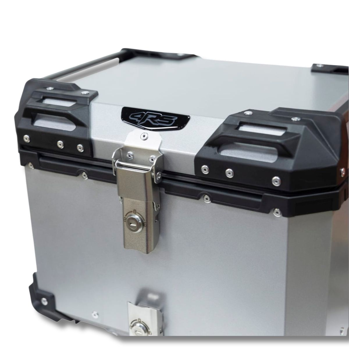 Maleta moto top case 4RS E702 45 litros Tipo aluminio silver desmontable 4