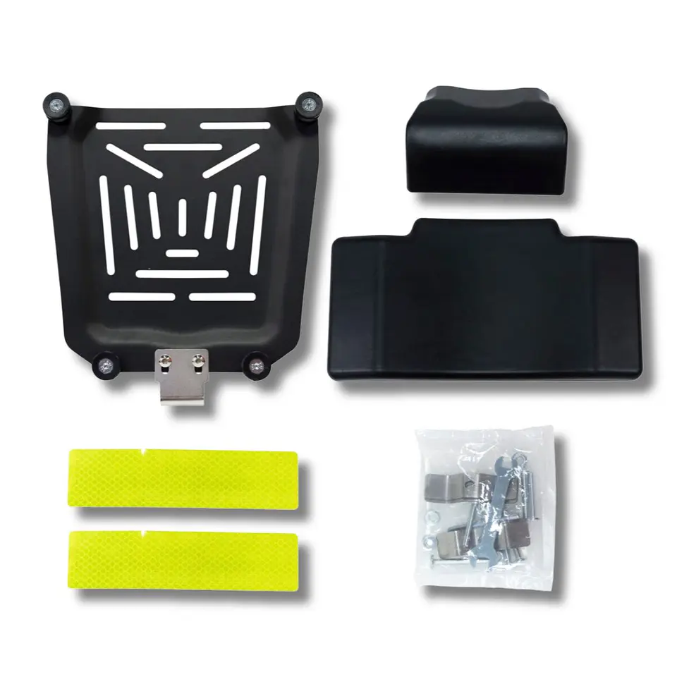 Maleta moto top case 4RS E702 45 litros Tipo aluminio silver desmontable 8
