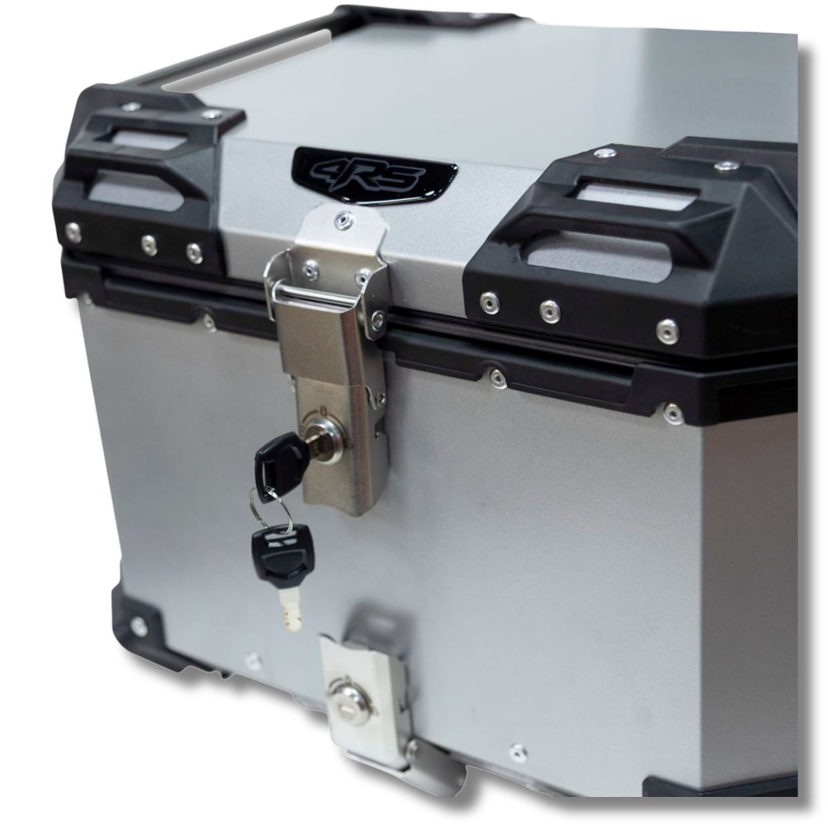 Maleta moto top case 4RS E702 45 litros Tipo aluminio silver desmontable 2