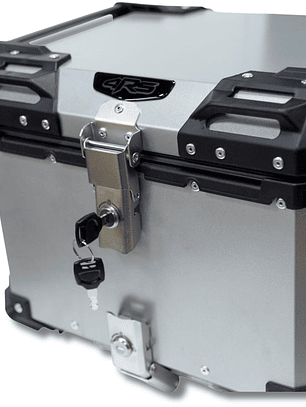 Maleta moto top case 4RS E702 45 litros Tipo aluminio silver desmontable