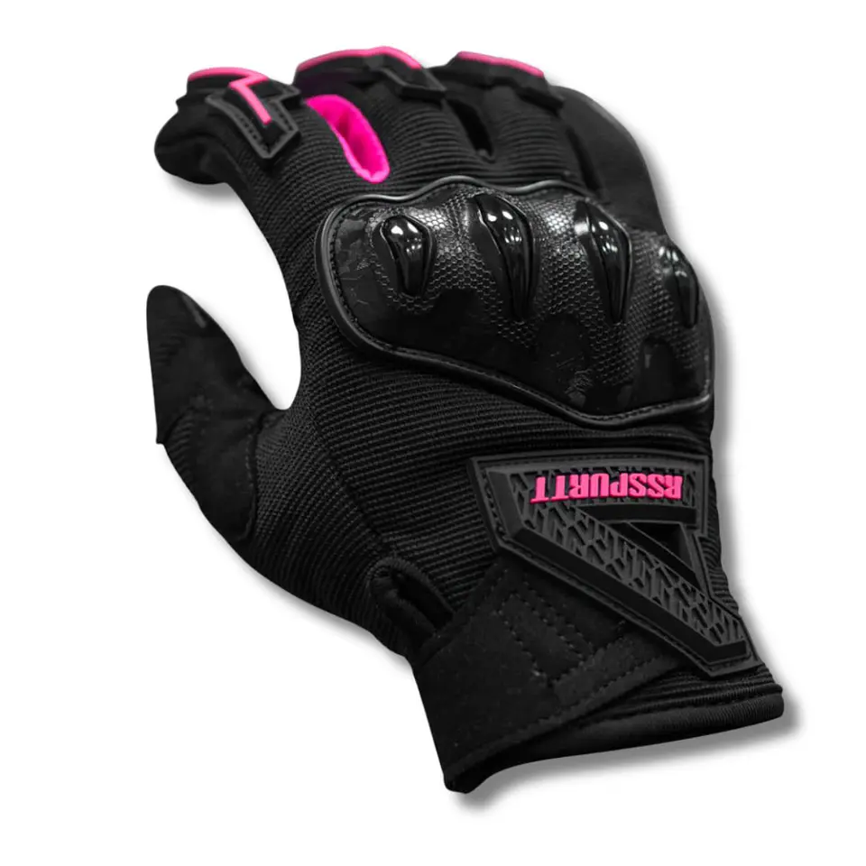 Guantes RS Spurtt Mujer RS14 Negro / Rosa 4