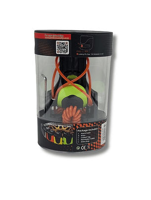 Candado con Alarma Kovix KS6 Verde Flúor | 120dB + Pasador 6mm