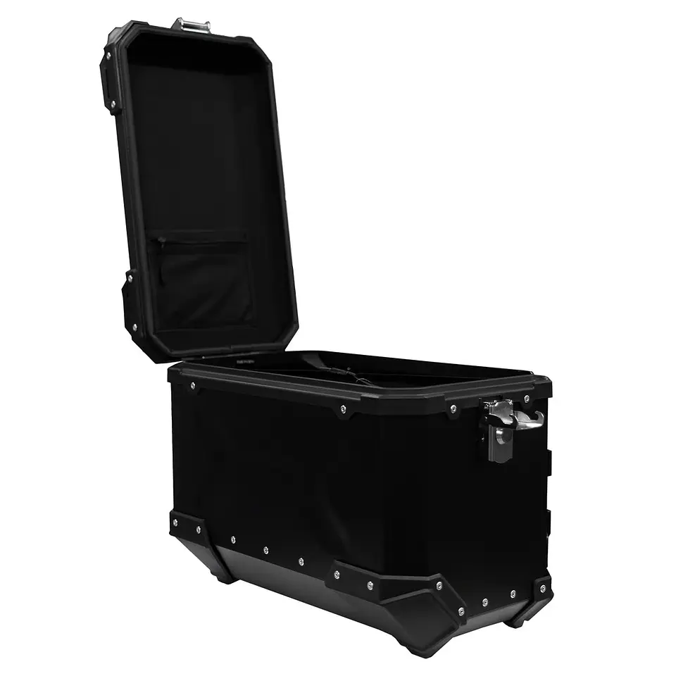 Maletas laterales moto 4RS V40S 85L Aluminio negra desmontables + anclajes 3