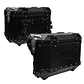 Maletas laterales moto 4RS V40S 85L Aluminio negra desmontables + anclajes - Miniatura 1