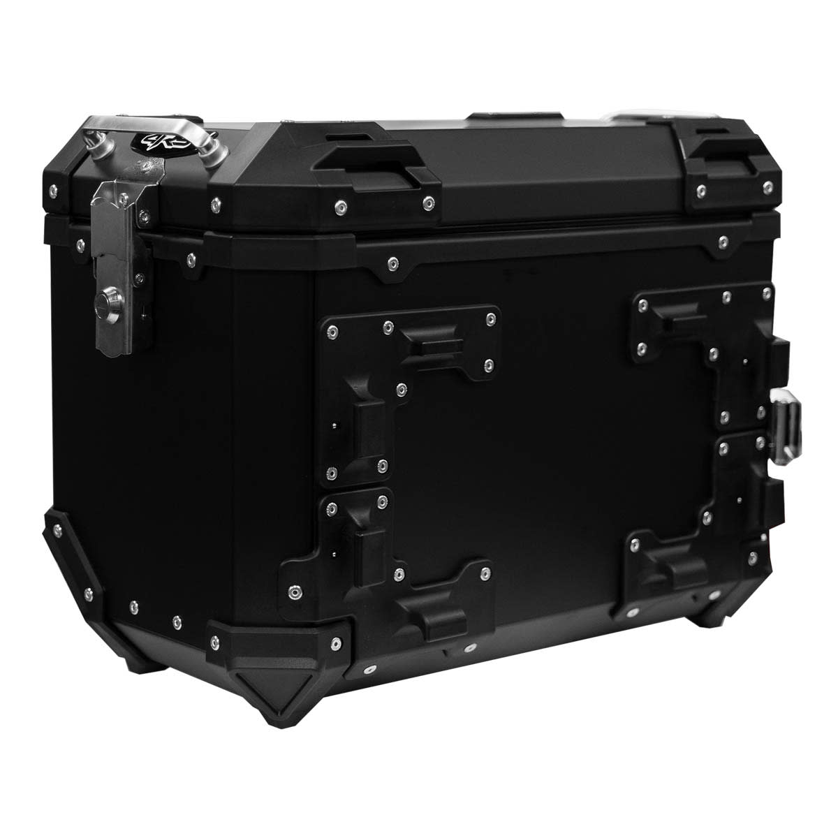 Maletas laterales moto 4RS V40S 85L Aluminio negra desmontables + anclajes 4