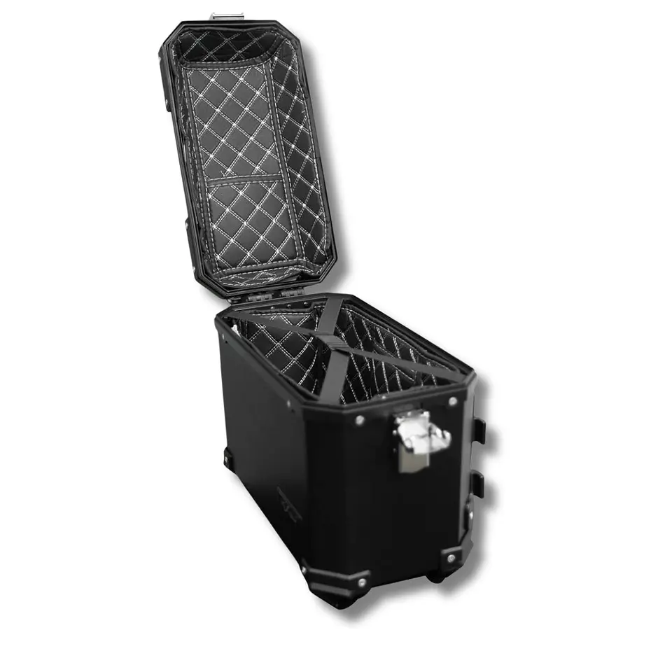 Maletas laterales moto 4RS V38 tipo aluminio + anclajes para adaptar  4