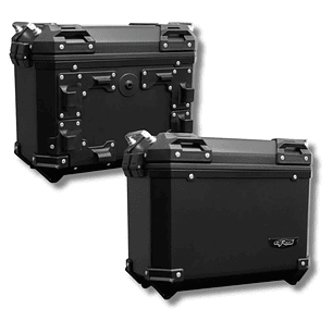 Maletas laterales moto 4RS V38 tipo aluminio + anclajes para adaptar 