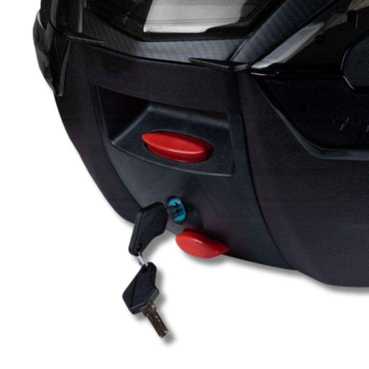 Maleta trasera 4RS moto Top Case E62 38L con luz led color carbon  3