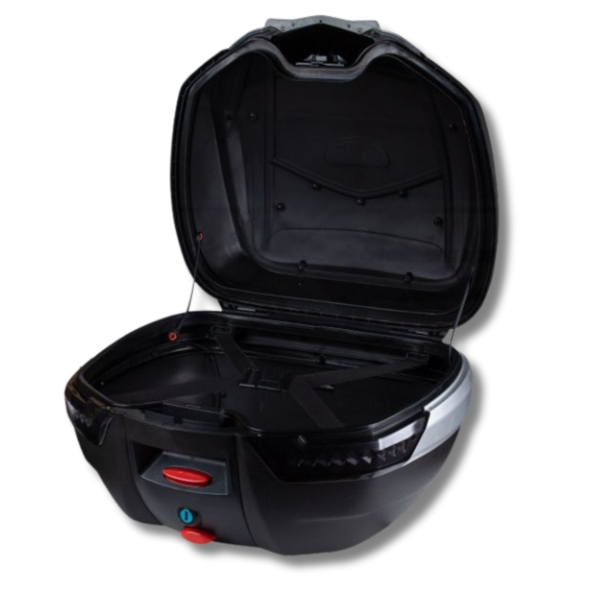 Maleta trasera 4RS moto Top Case E62 38L con luz led color carbon  2